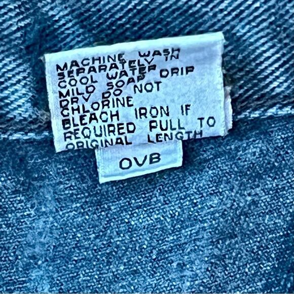 Vintage Rio By Stephen Mardon High Rise Dark Blue Wash Denim Tapered Leg Jeans - Picture 5 of 8